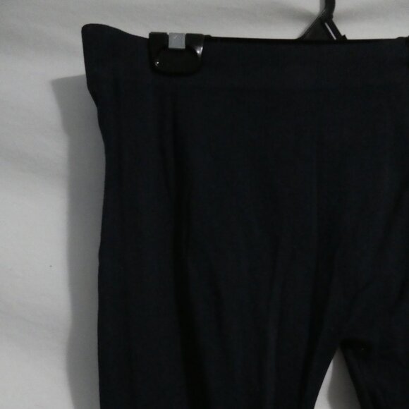 SWS - STREETWEAR SOCIETY | medium | Navy Leggings | Ribbed Waist and Bottom Hems - Picture 3 of 16